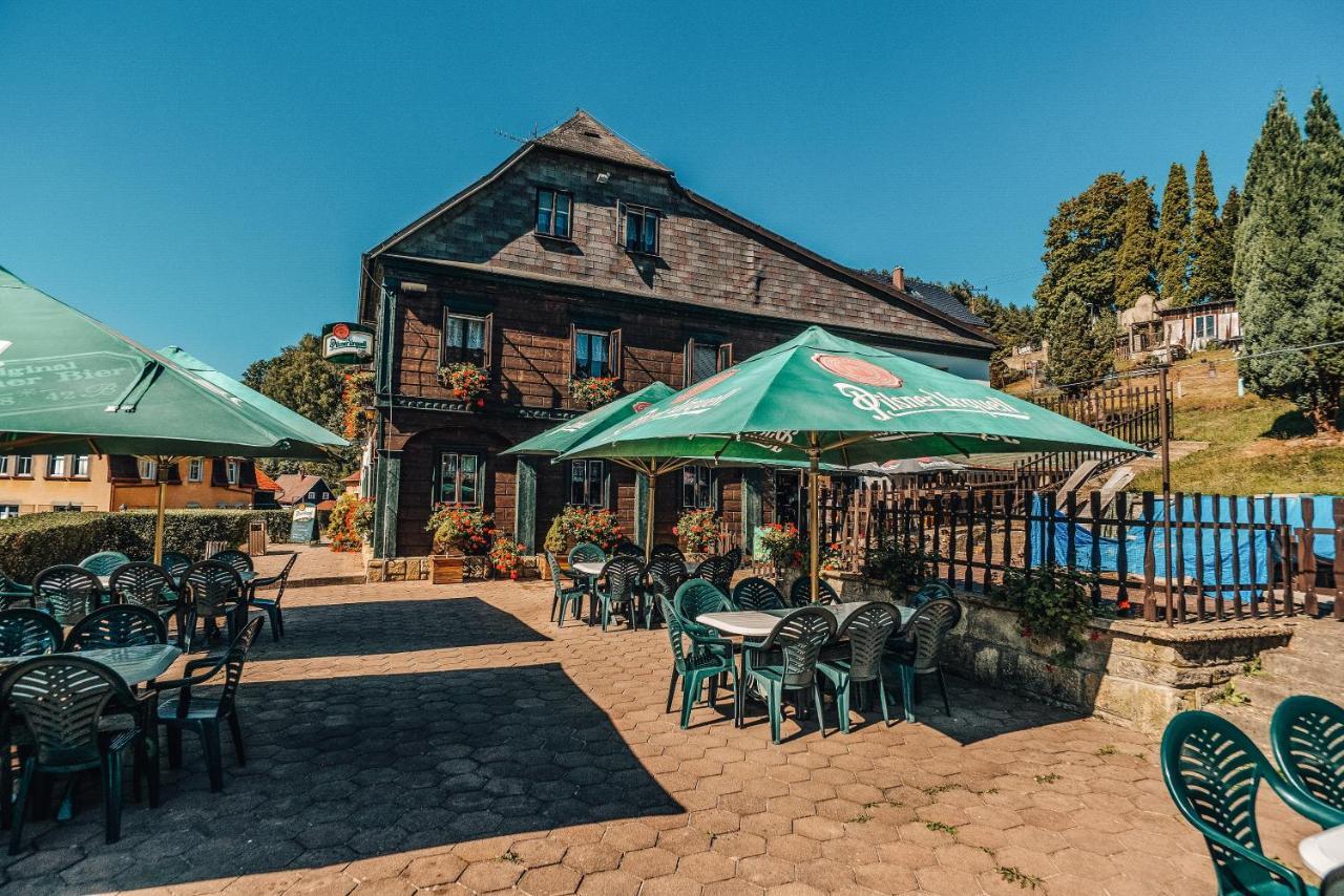 Отель Penzion Drevak Етршиховице Экстерьер фото